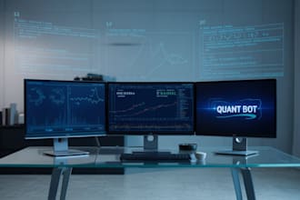 develop quant bot, webull bot,robinhood bot,ai trading bot,binance bot,hft bot