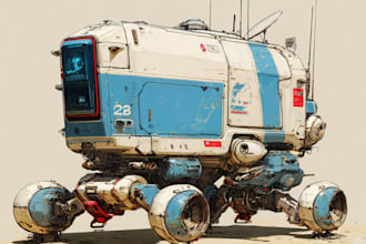 design scifi vehicles for you
