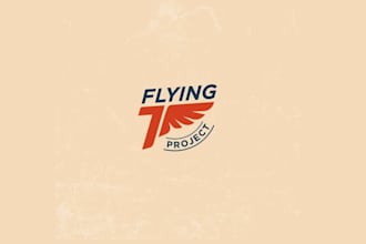 design flying project chiropractic business coaching logo