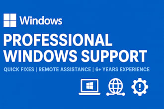 technical support assistance for laptops and desktops