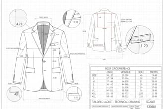 design creative clothing tech pack your first prototype sample for production
