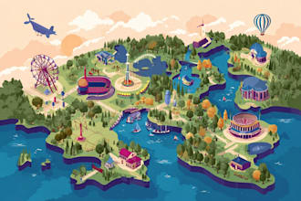 map illustration vector illustration vector map