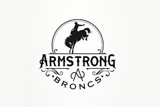 design looking famous rodeo world logo