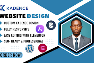 build website using kadence blocks, gutenberg and spectra