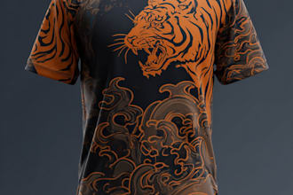 make custom art illustration for t shirt
