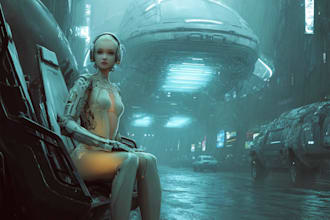sci fi concept art  environment design