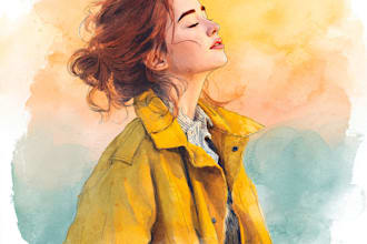 illustrate anything in watercolor style