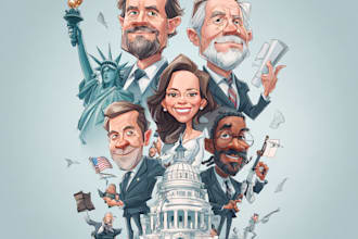 illustrate your political cartoon