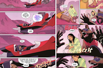 create comic art illustration comic book design manga illustration webtoon