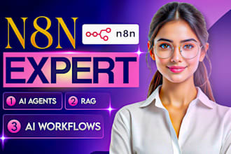 develop n8n automation, n8n workflow, ai automation, or n8n ai agent