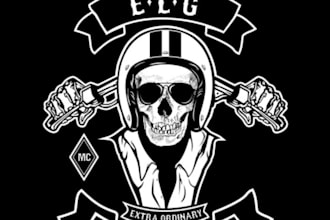 design high quality classic motorcycle club logo