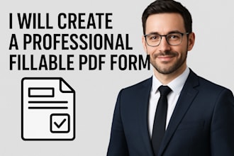 create a professional fillable PDF form