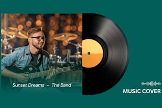design eye catching spotify banner and eyecatching fiverr gig image
