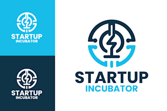 design a startup incubator logo for branding