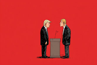 draw satire, editorial or political cartoons for you