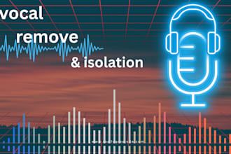 provide high quality vocal removal and isolation in 1 hour
