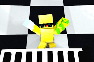 do a minecraft render for you thumbnails, banners, etc