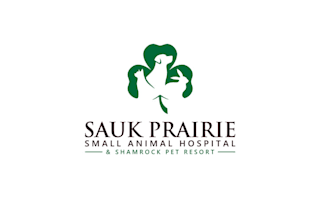 design looking shamrock inspired animal hospital logo