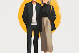 create a beautiful couple portrait