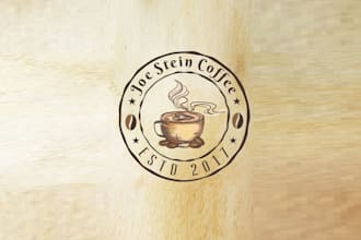 design attract coffee brand logo