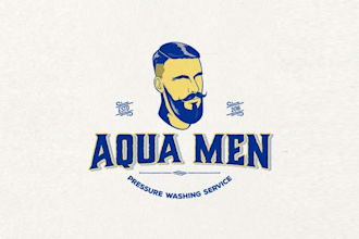 design beautiful pressure washing business logo