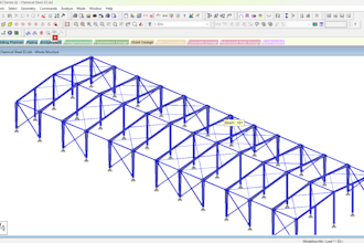 do steel warehouse design and analysis by staad pro