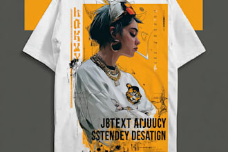 create unique tshirt art and custom logo