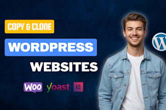 create, build, copy, clone, and duplicate website or replicate wordpress website