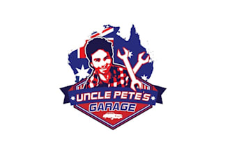 design wonderful uncle petes garage logo