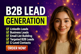 do b2b targeted lead generation, business leads and prospect email list