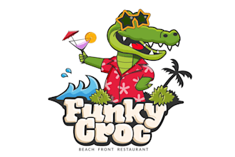 do modern high quality super crocodile logo design