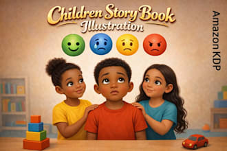 illustrate children story book illustration story book cover