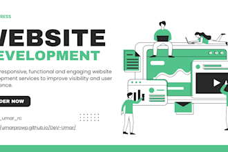 create modern animated website using wordpress