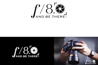 do modern custom cameraman logo design just 12 hrs delivery
