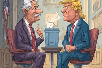 do a political cartoon art