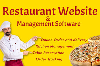 build restaurant booking and food delivery website