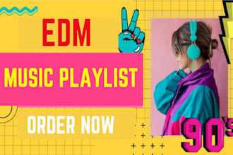 organically promote your edm playlist to grow real listeners and followers