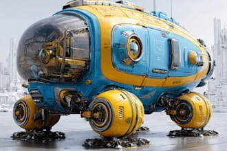 design scifi vehicles for you