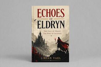 design a bestseller nonfiction or fiction book cover design