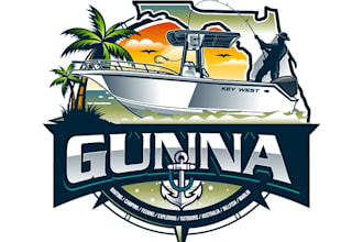 design wonderful boat logo