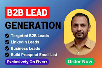 b2b lead gen linkedin lead generation, business lead, targeted lead