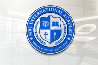 design education logo for school, college, university, academy, institute