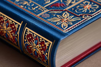 design a book design with the book cover design