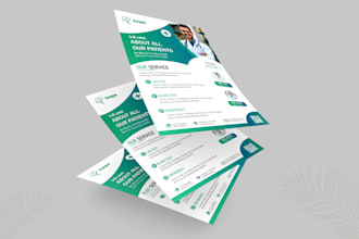 design professional medical flyer leaflet design