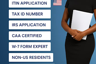 prepare your itin application for foreign business owners and investors as caa
