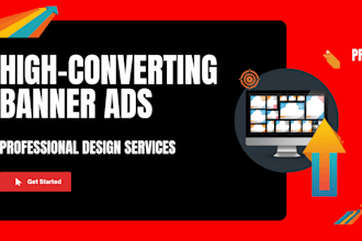 craft high converting google ads and adroll banner designs for your campaigns