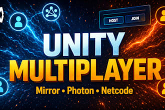 build and fix unity multiplayer mirror, photon, netcode