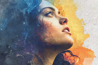 give a watercolor effect to your photos in photoshop