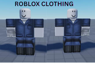 create roblox ugc clothing r6 outfit avatar design low poly game assets