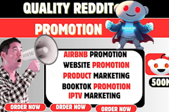 do global website promotion, booktok, airbnb, iptv, product link via reddit post